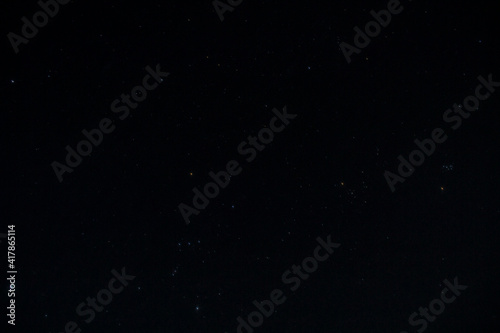 Kazakhstan's starry sky, winter starry sky.