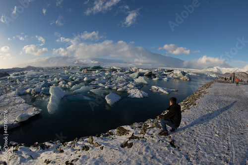 
Iceland - Aurora Borealis - Northern Lights - Grundarfjordur - Kirkjufell - Mountains - Ice - Jokulsarlon Glacier Lagoon
