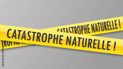 Logo catastrophe naturelle.