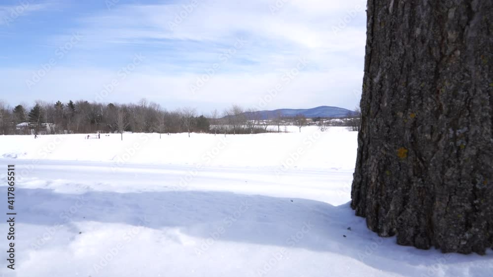 Pan shot of Granby parc daniel johnson in winder