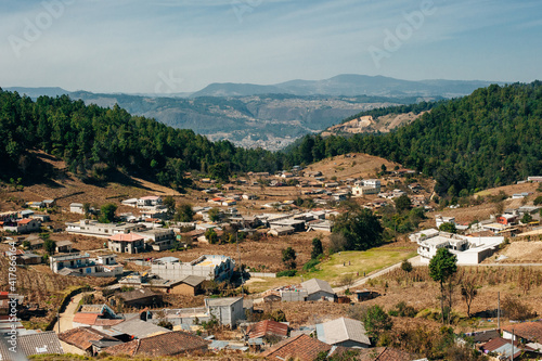 The highlands of Guatemala, close to the city of Quetzaltenango - Xela, Guatemala photo