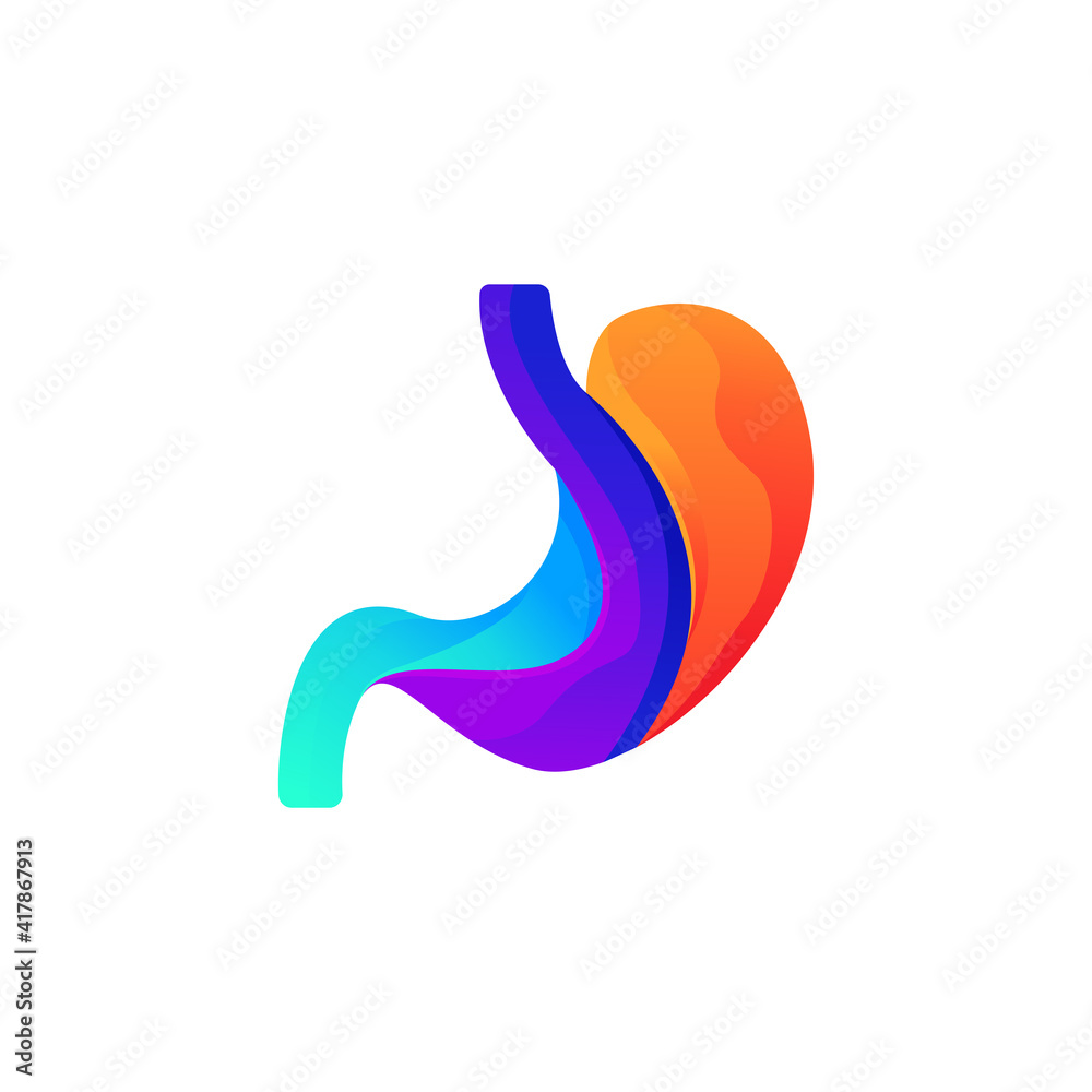 stomach care logo design vector illustration stomach care logo design vector illustration