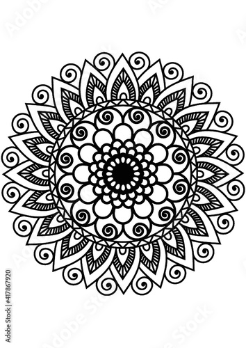 Mandala, flower, Sunflower, Graphic, Summer, decor