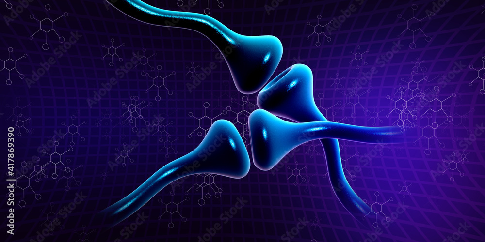 Nerve Cell. 3D RENDERING . Receptor
Nerve Cell. 3D RENDERING . Receptor