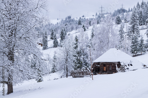 snow covered house © Robert