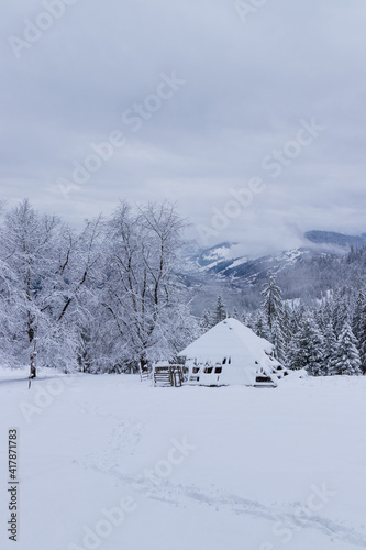 snow covered house © Robert