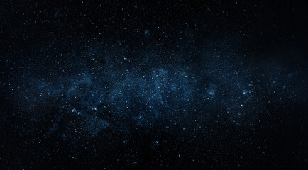 Acrylglasbilder Universum Sternenpanorama mit Galaxie und Nebel  © Tryfonov