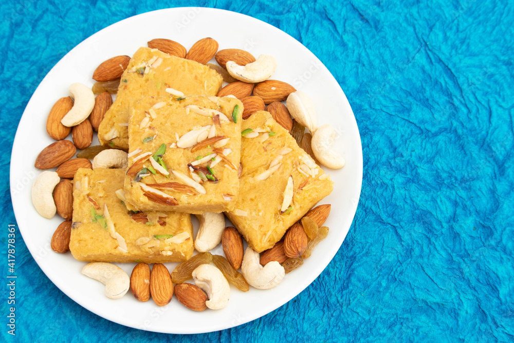 Indian Mithai Lachedar Patisa With Various Names Soan Papdi San Papdi Sohan Papdi Sukhdi Or Sonpapdi Son Roll Is Made Of Gram Wheat Flour Besan Kaju Pista Badam Dry Fruits Jaggery Fried In Desi Ghee Indian Mithai Lachedar Patisa With Various Names Soan Papdi San Papdi Sohan Papdi Sukhdi Or Sonpapdi Son Roll Is Made Of Gram Wheat Flour Besan Kaju Pista Badam Dry Fruits Jaggery Fried In Desi Ghee