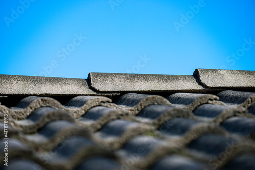 Photography roof of a house, nacka,sverige, sweden, stockholm