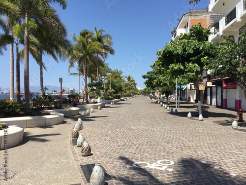 Inicio del Malecon en Puerto Vallarta Jalisco México