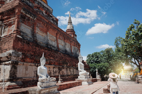 Wat Yai Chaimongkol  Ayutthaya  attractions and ancient sites in Thailand