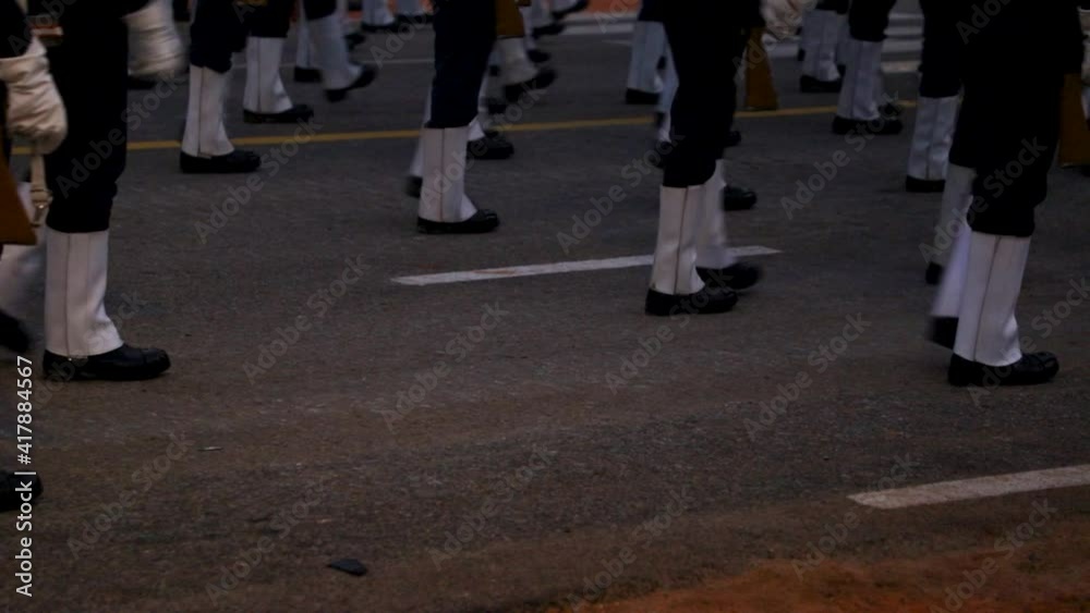 indian army parade rehearsal near india gate.