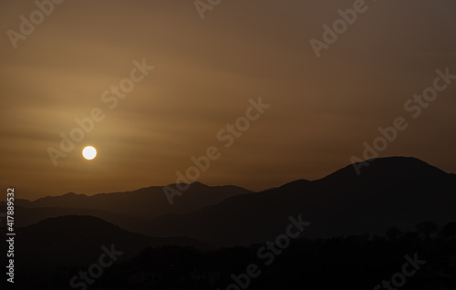 Spectacular photographs of sunsets in Molise