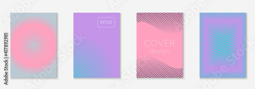 Corporate brochure cover page with minimalist geometric element.