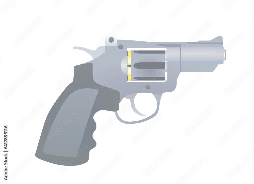 Gray shot gun. vector illustration Gray shot gun. vector illustration