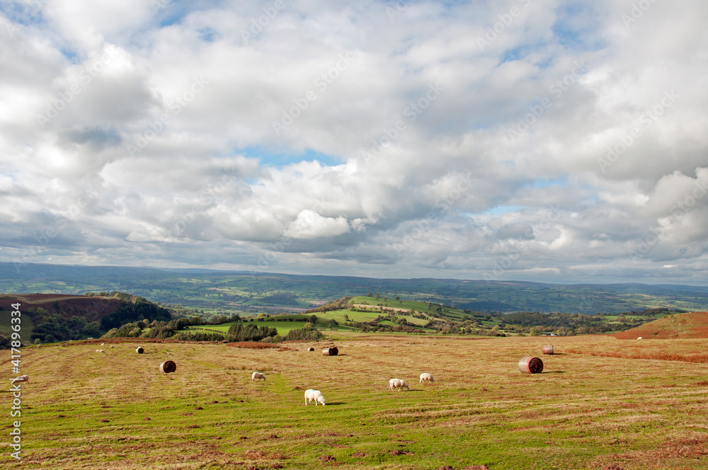 Black mountains and the Brecon beacons. Black mountains and the Brecon beacons.