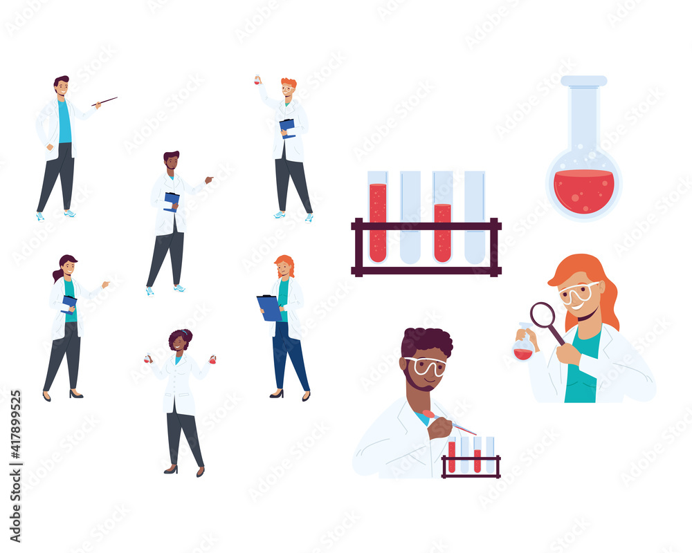scientifics and laboratory