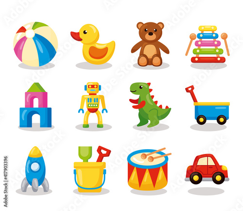 twelve kids toys