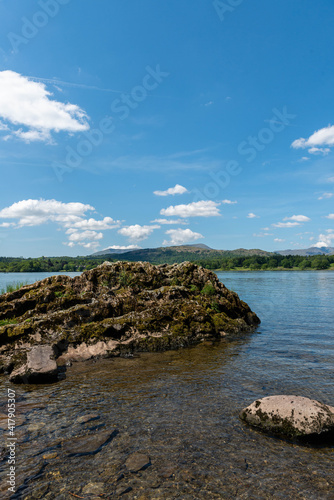 landscape with lake