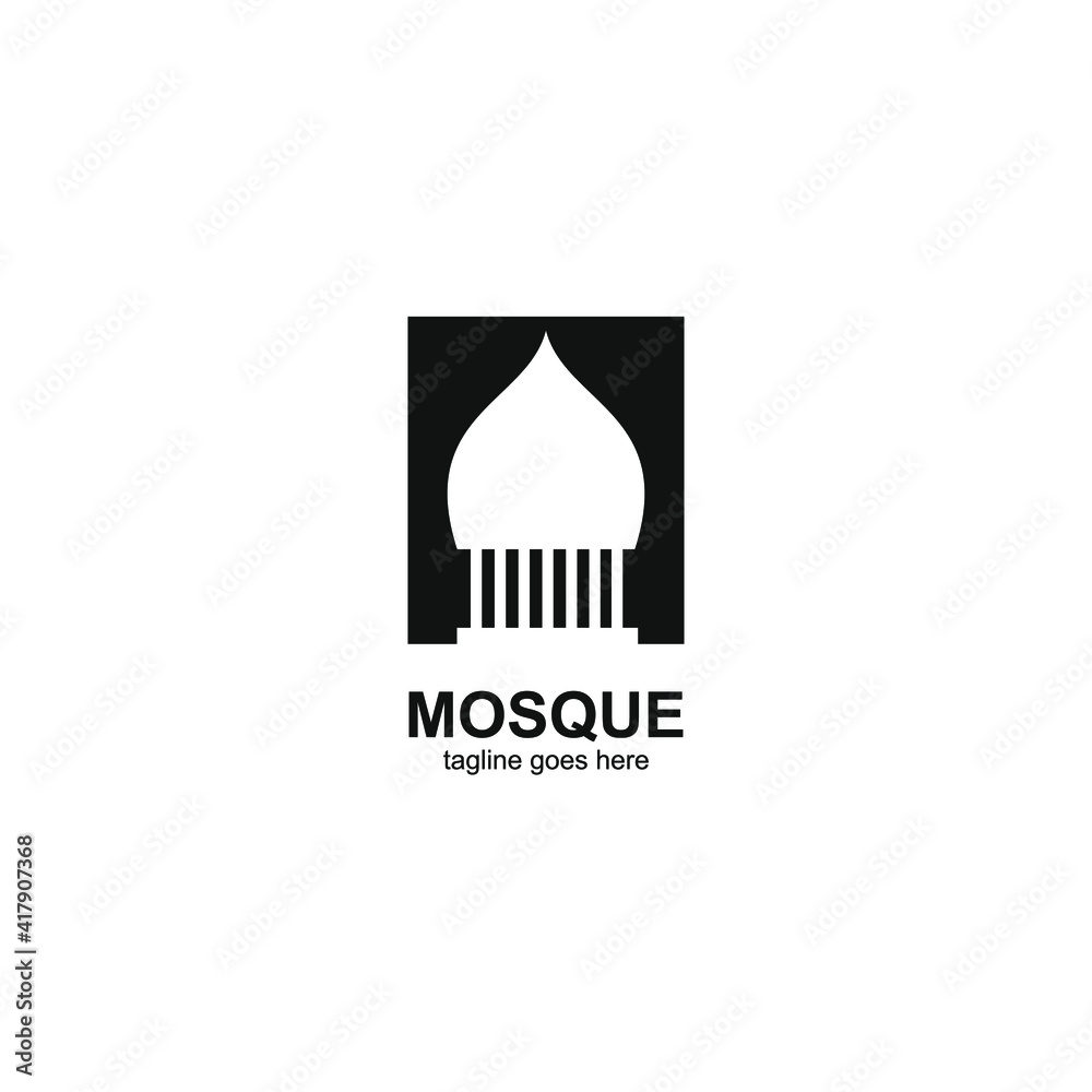 abstract mosque logo. black texture on white background. simple and unique logos. for symbols, labels, icons of Muslim companies and graphic designs. modern tower templates abstract mosque logo. black texture on white background. simple and unique logos. for symbols, labels, icons of Muslim companies and graphic designs. modern tower templates