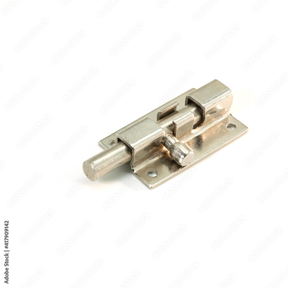 small door latch on a white background small door latch on a white background