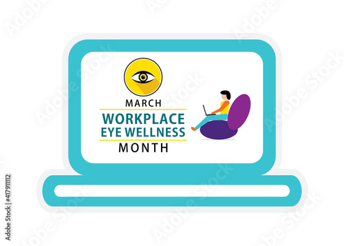 march is workplace eye wellness month