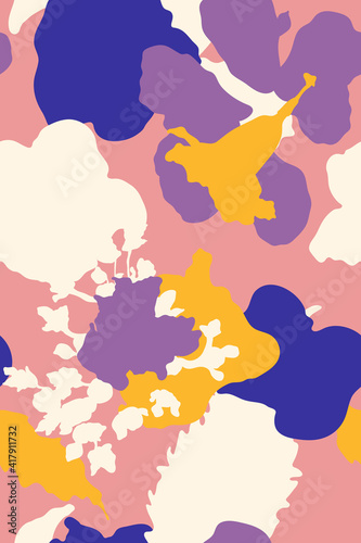 pastel mix flowers pattern