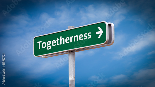 Street Sign to Togetherness