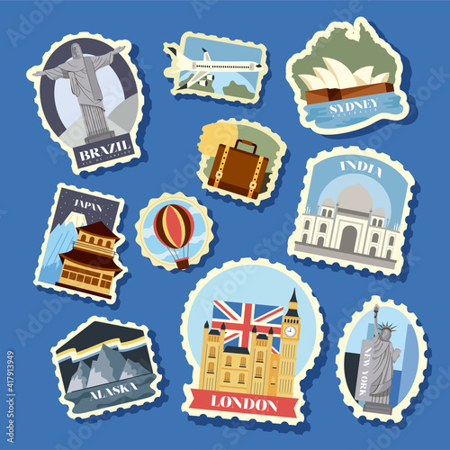 travel set monuments