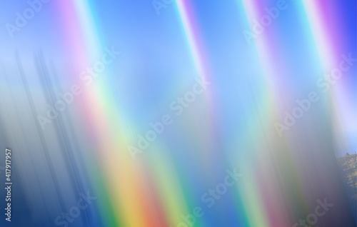 abstract background with rainbow motion blur