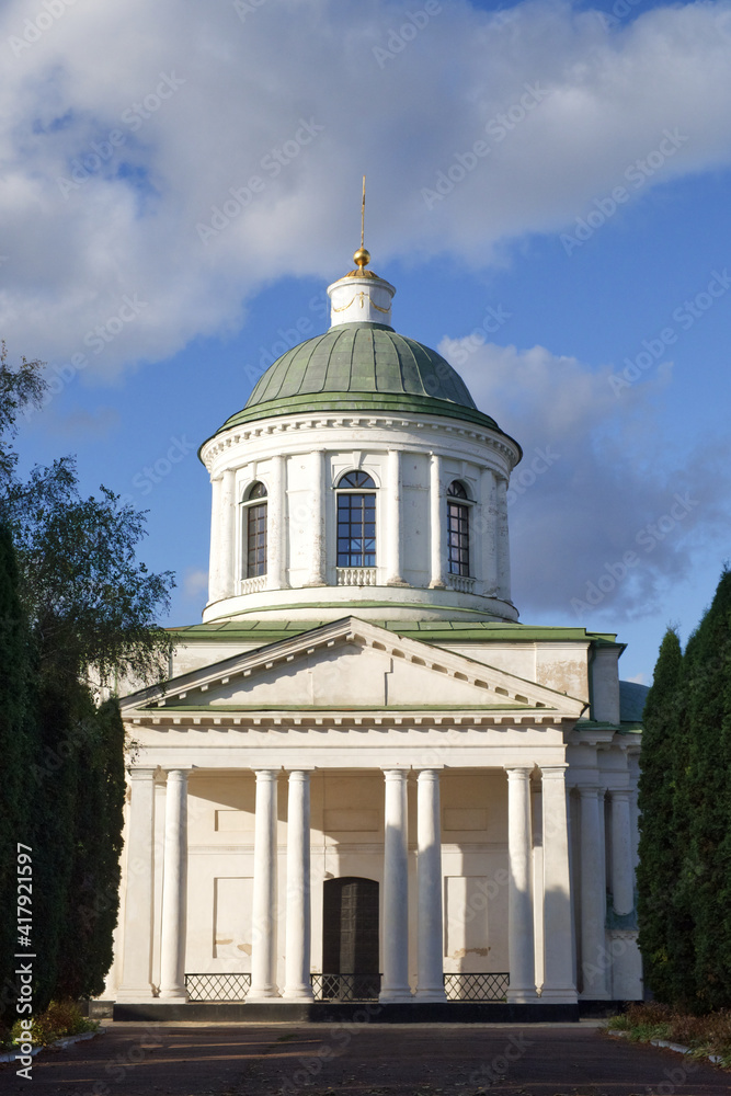 All Saints Church built in 1782, on the site of a wooden Greek temple that existed on this site since 1696. Customer of the construction All Saints Church built in 1782, on the site of a wooden Greek temple that existed on this site since 1696. Customer of the construction