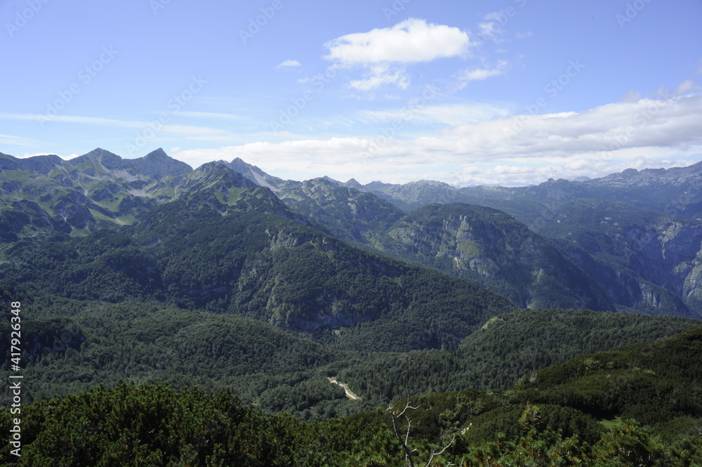 landscape in the mountains