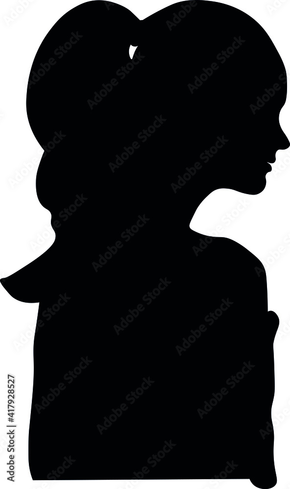 woman, black, profile. face in profile, woman face in profile	