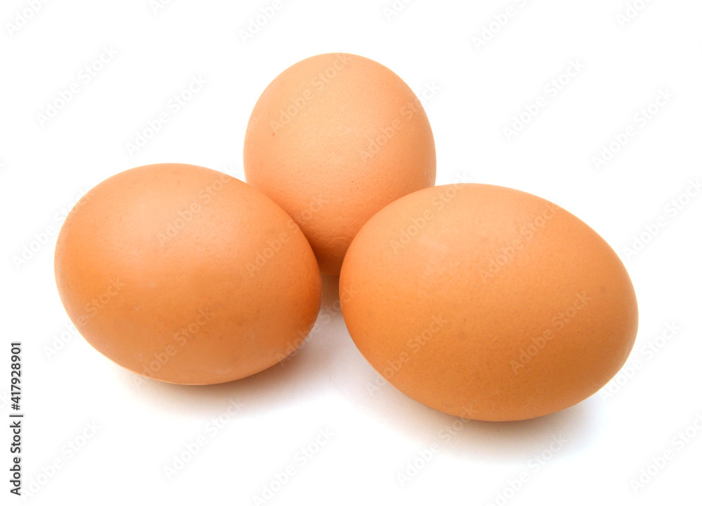 Eggs isolated on white background Eggs isolated on white background