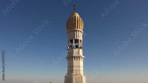 Mosque Tower minaret in Anata Refugees Camp, Jerusalem,aerial view
Drone view from east Jerusalem, close to pisgat zeev neighbourhood, Judean desert
 photo