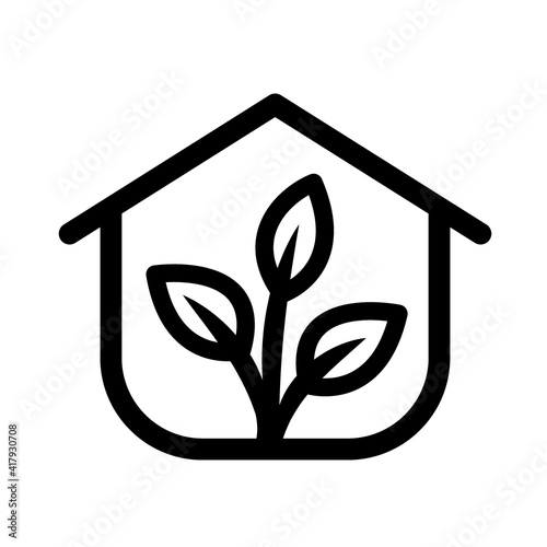 greenhouse icon set