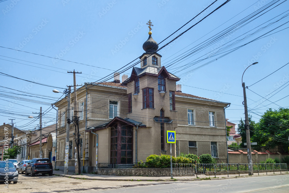 Chapel of St. Luke, Simferopol, Crimea. Building was built on site of temple in which, according to legend, St. Luke prayed Chapel of St. Luke, Simferopol, Crimea. Building was built on site of temple in which, according to legend, St. Luke prayed