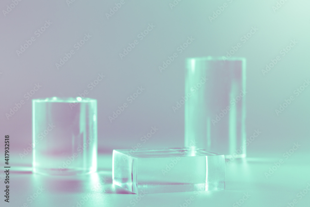 Acrylic empty podium for product presentation Acrylic empty podium for product presentation