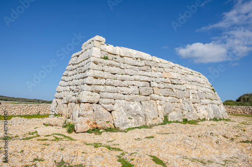 Naveta des Tudons, prototalayotic, Ciutadella, Menorca, Balearic Islands, Spain