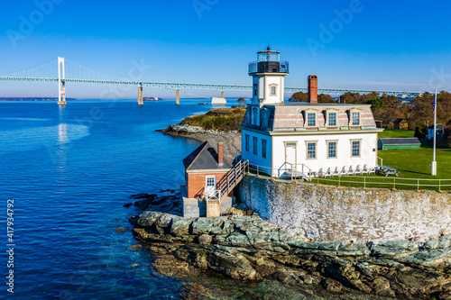 Rhode Island-Newport-Rose Island Light photo