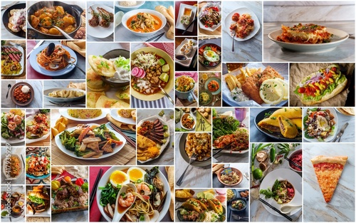 World Cuisine Collage