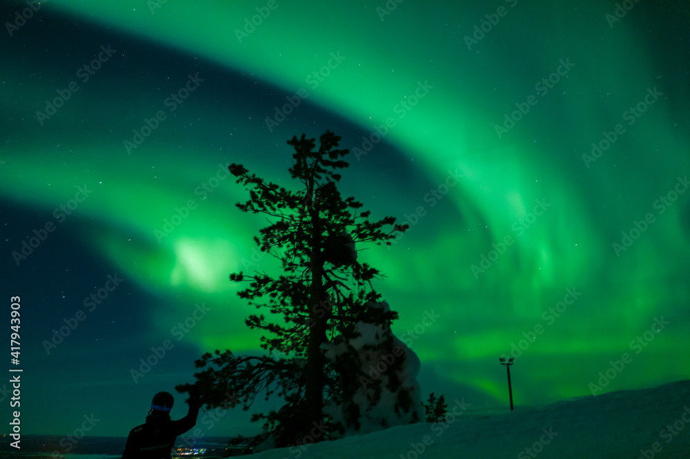 Northern Lights from Levi, Lapland Finland - March 2021 Northern Lights from Levi, Lapland Finland - March 2021