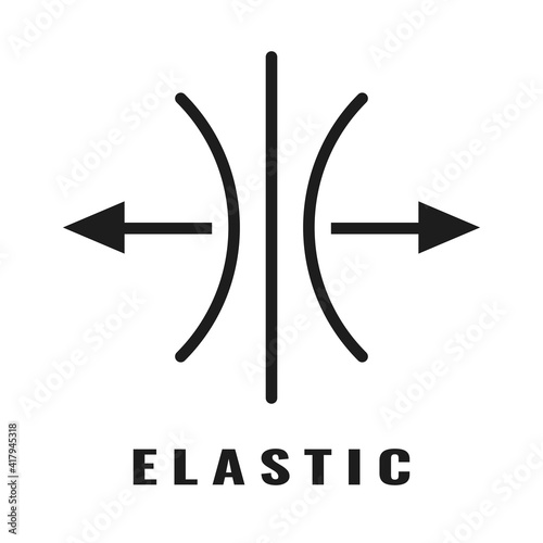 Elastic vector icon