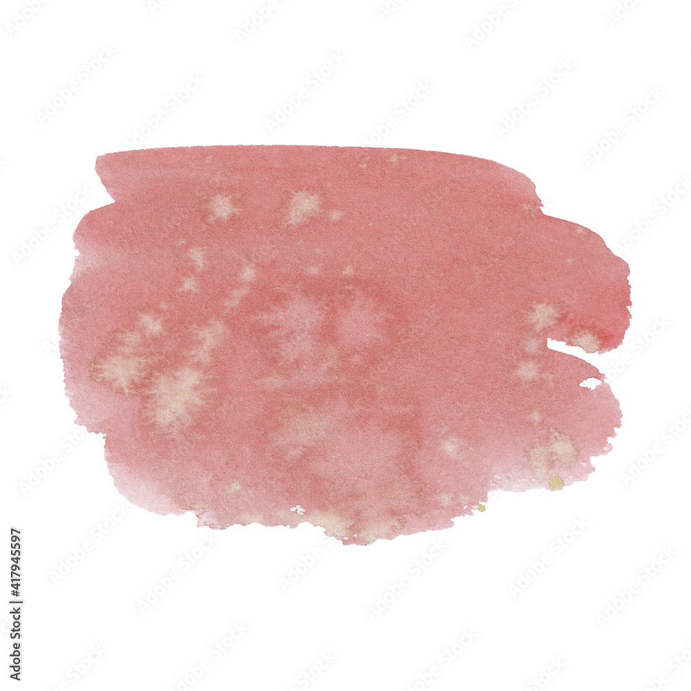 Abstract watercolor spot. pink spot hand made on cotton paper Abstract watercolor spot. pink spot hand made on cotton paper