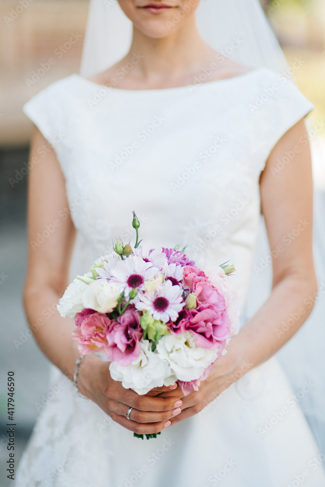 elegant wedding bouquet of fresh natural flowers elegant wedding bouquet of fresh natural flowers