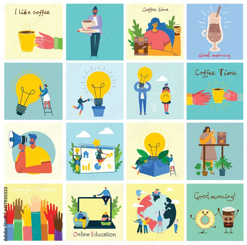 Vector illustration of concept of Team work, Business and Start up design backgrounds. tock vector illustration. Vector illustration of concept of Team work, Business and Start up design backgrounds. tock vector illustration.