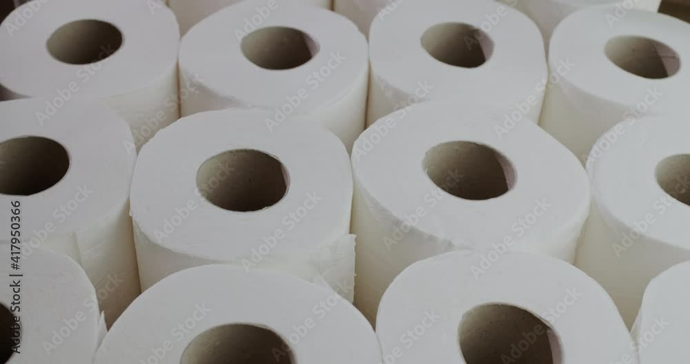 Lots of toilet paper rolls. Sllider shot Lots of toilet paper rolls. Sllider shot