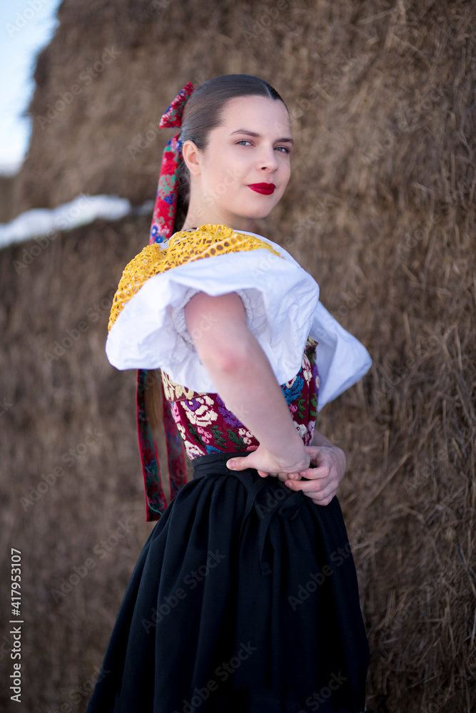 Slovak folklore girl
Slovak folklore girl