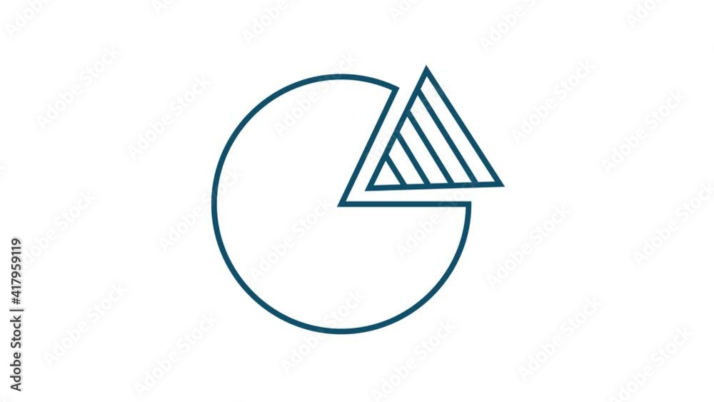 Money, finance, payments. Set outline web icon. Motion graphics.