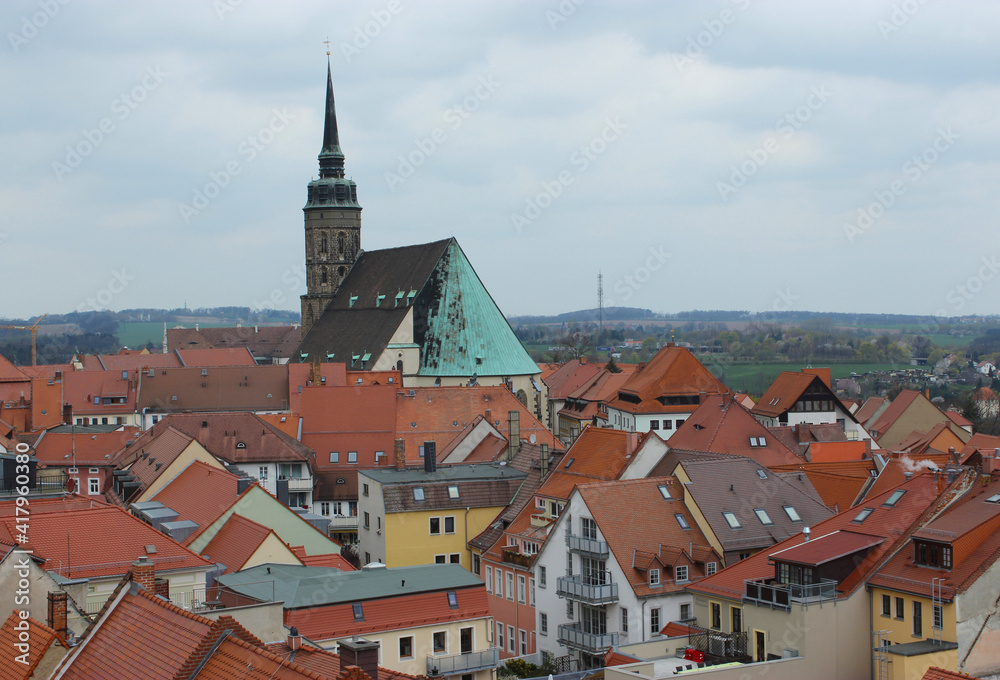 The old historic German city of Bautzen.